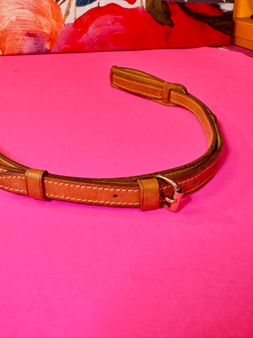 Louis Vuitton strap vagheta ajustabile size - Picture 9 of 11